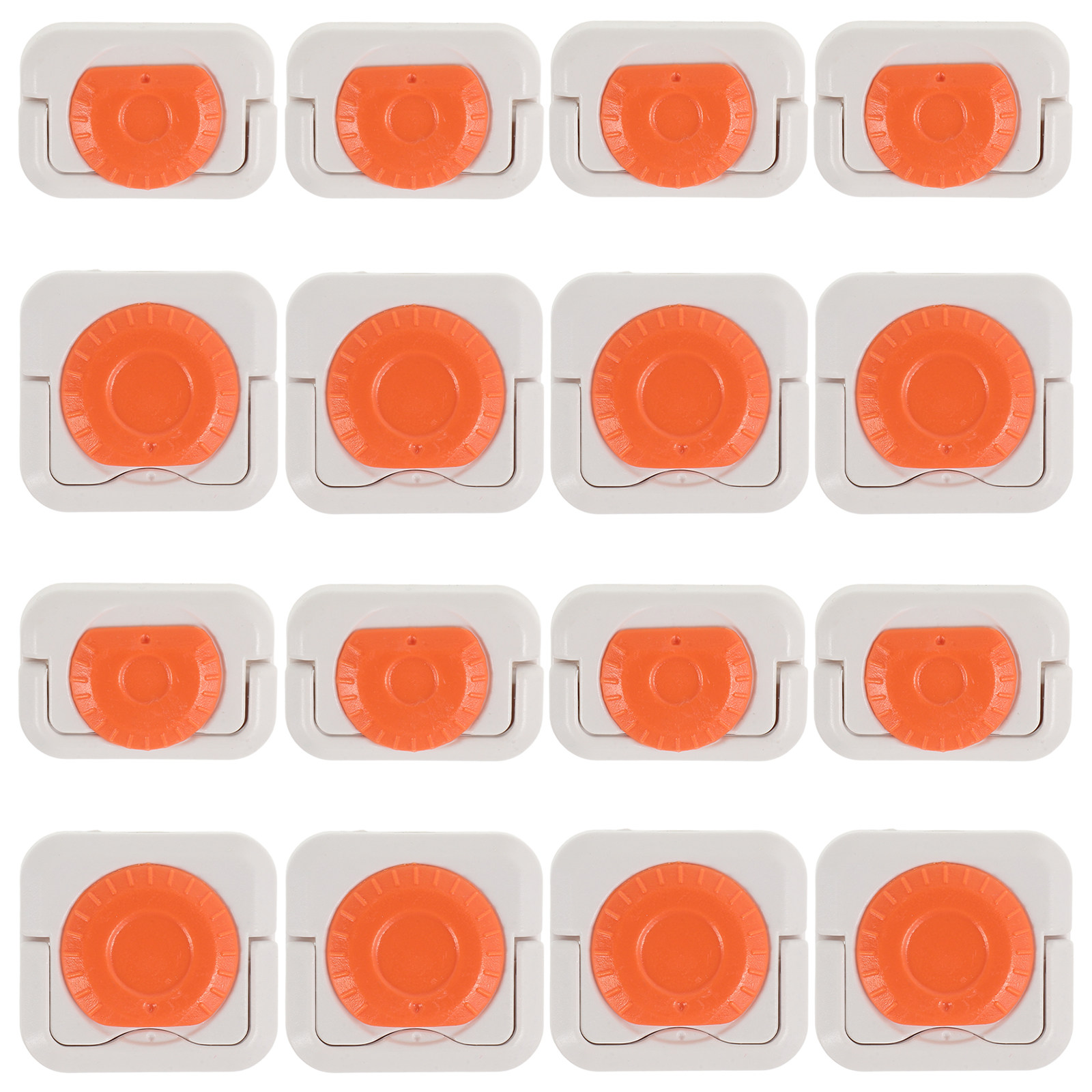 Outlet Cover Baby - 24Pcs Universal Fit Orange ABS Outlet