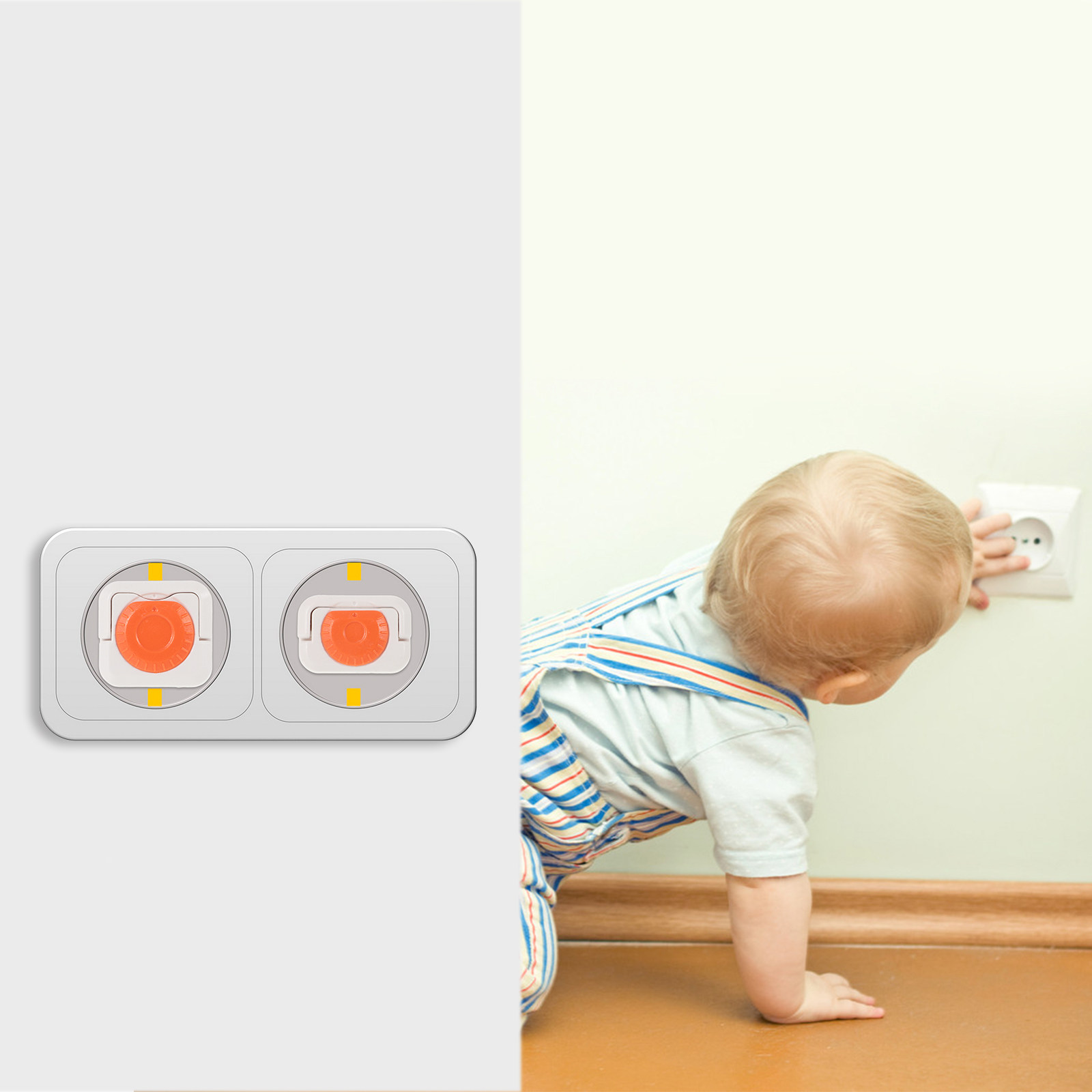 24Pcs Universal Fit Orange ABS - đánh giá và giá Outlet Cover Baby