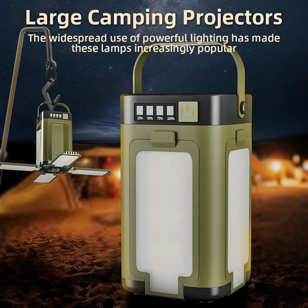 Portable Four-Leaf Clover Camp - đánh giá và giá Power Outage Light