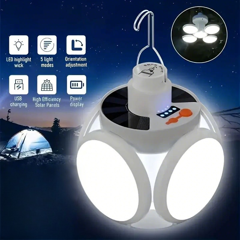 Solar Charging Light with Hook - đánh giá và giá Power Outage Light